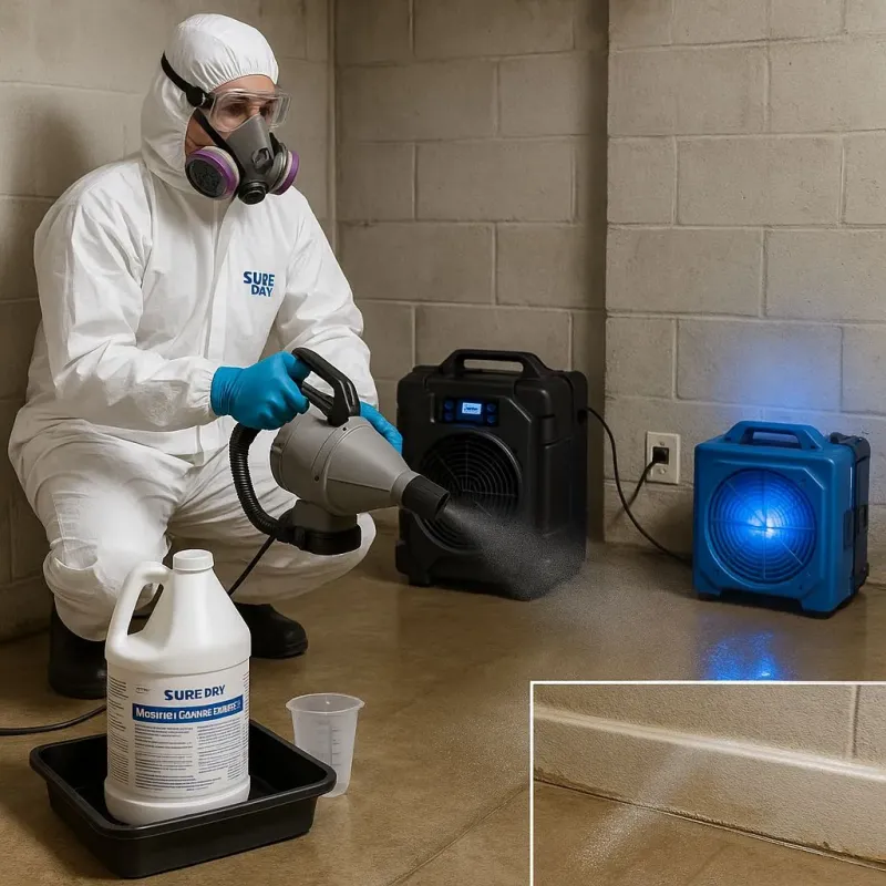 Sanitization and Odor Removal process in Lake Katrine, NY
